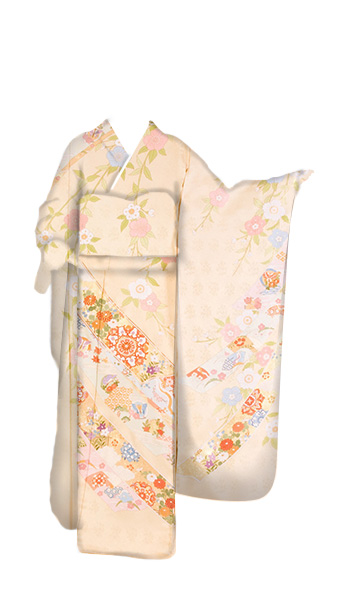 No.487「★しだれ小花に束ね熨斗」