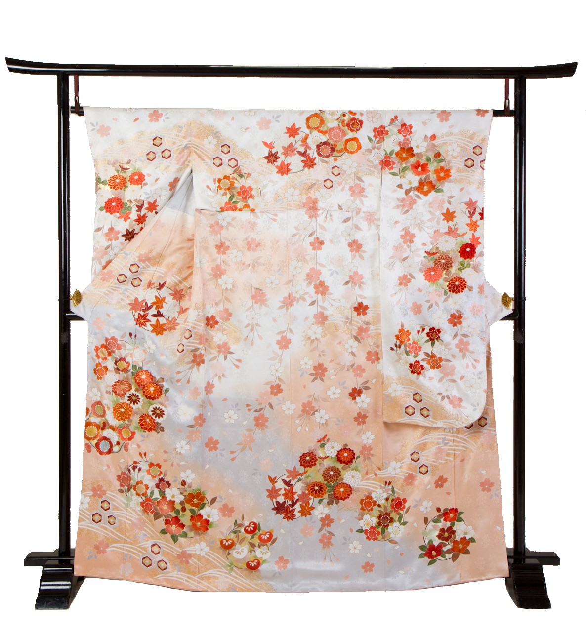No.81460「花丸文にしだれ桜に波」1枚目