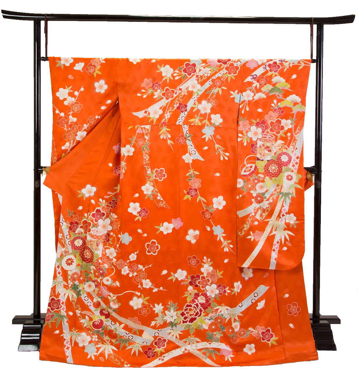 No.81880「熨斗に貝桶　しだれ小花」1枚目